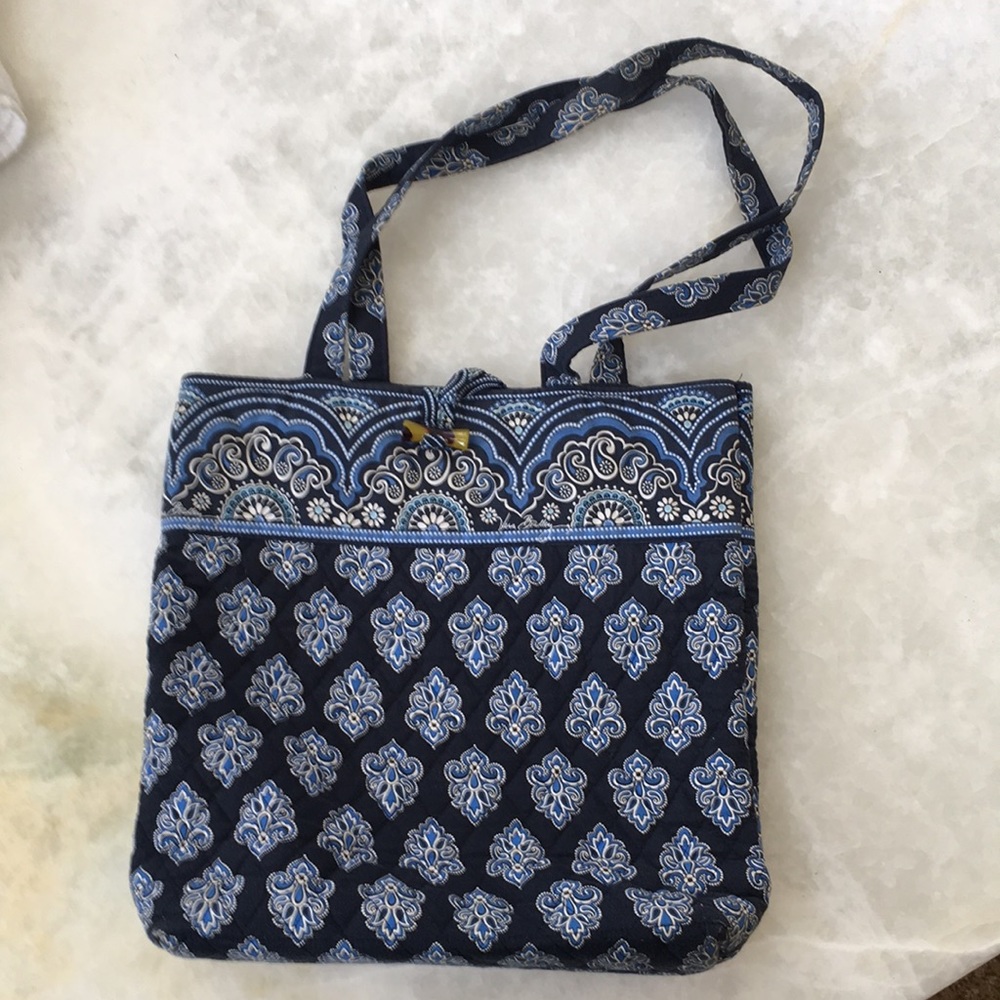 Large Vera Bradley Blue & White Tote